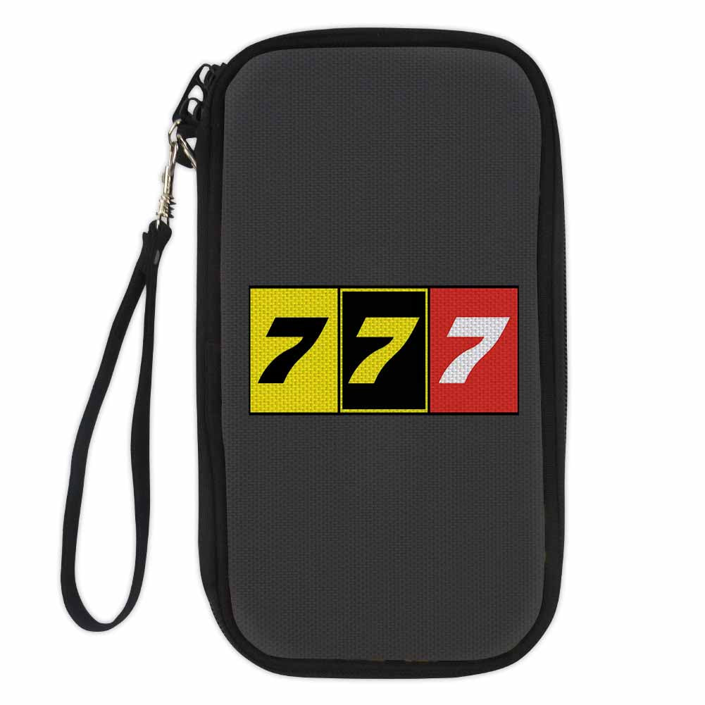 Flat Colourful 777 Designed Travel Cases & Wallets