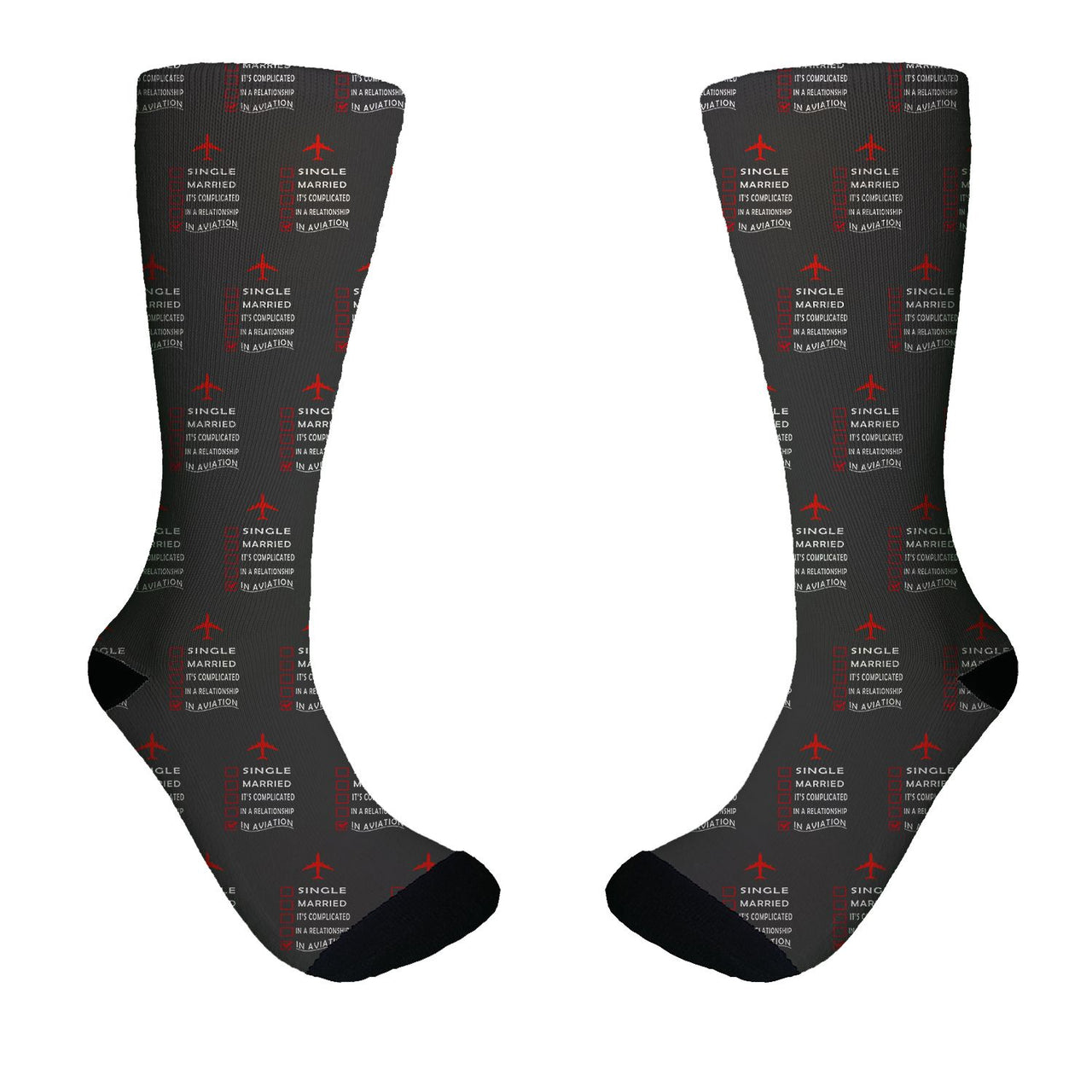 In Aviation Designed Socks