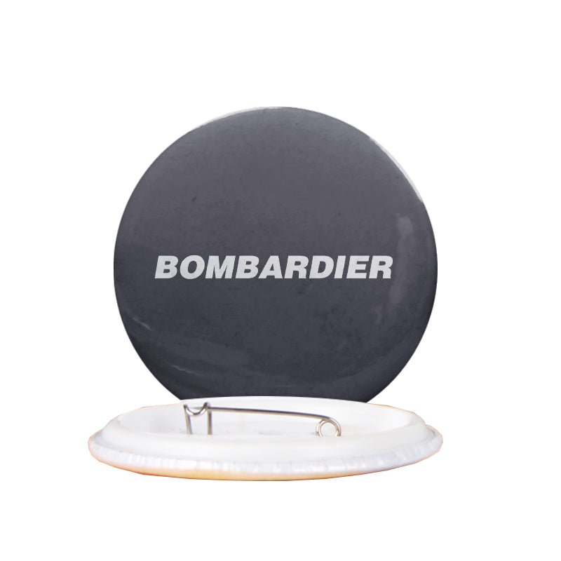 Bombardier & Text Designed Pins