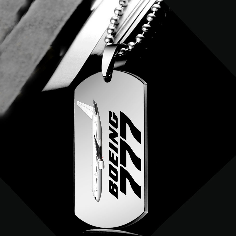 The Boeing 777 Designed Metal Necklaces