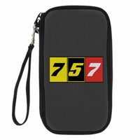 Thumbnail for Flat Colourful 757 Designed Travel Cases & Wallets