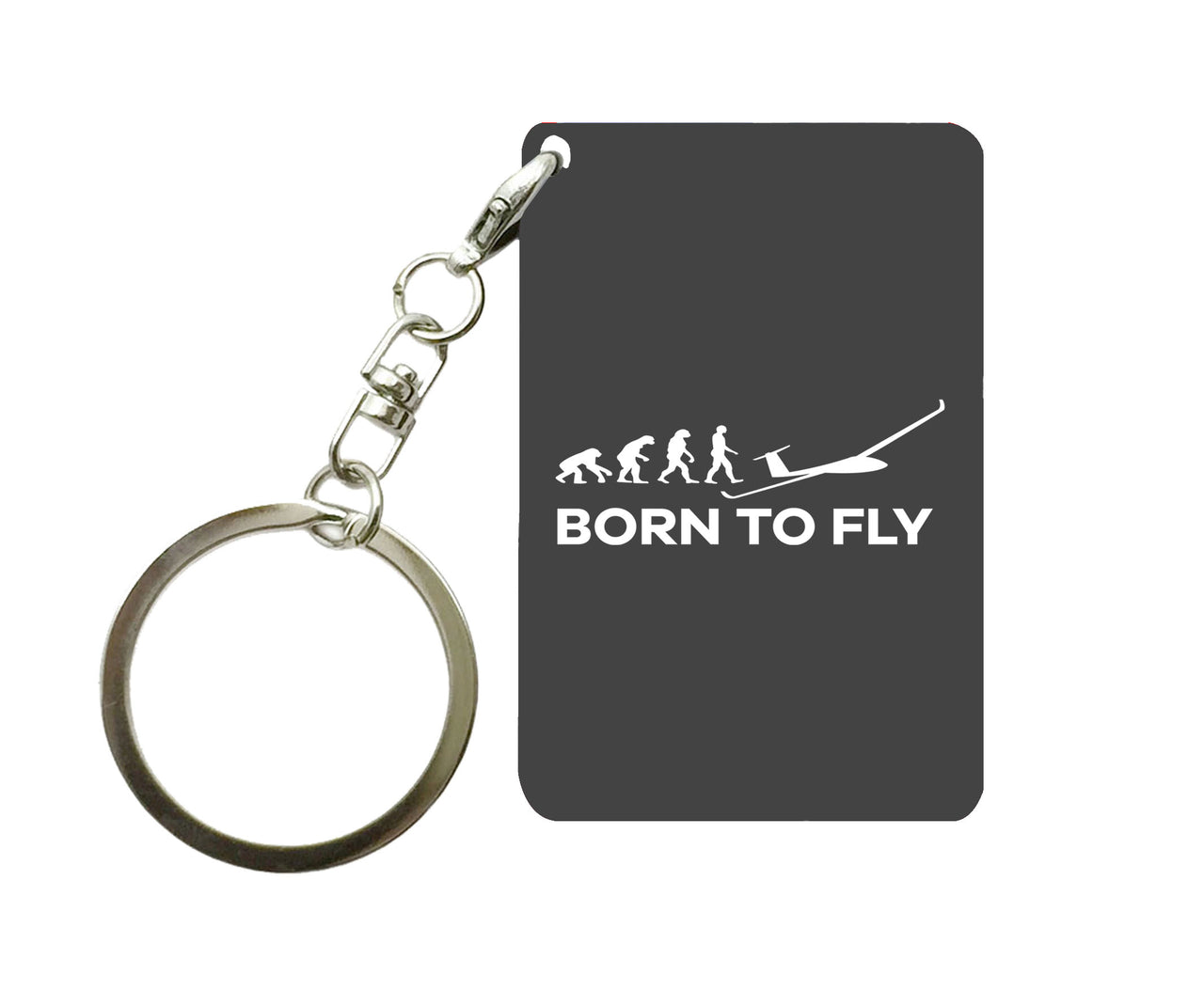 Born To Fly Glider Designed Key Chains
