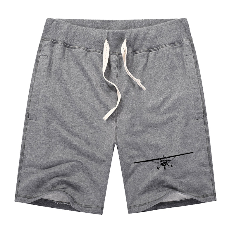 Cessna 172 Silhouette Designed Cotton Shorts