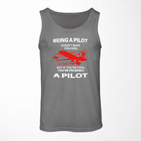 Thumbnail for If You're Cool You're Probably a Pilot Designed Tank Tops