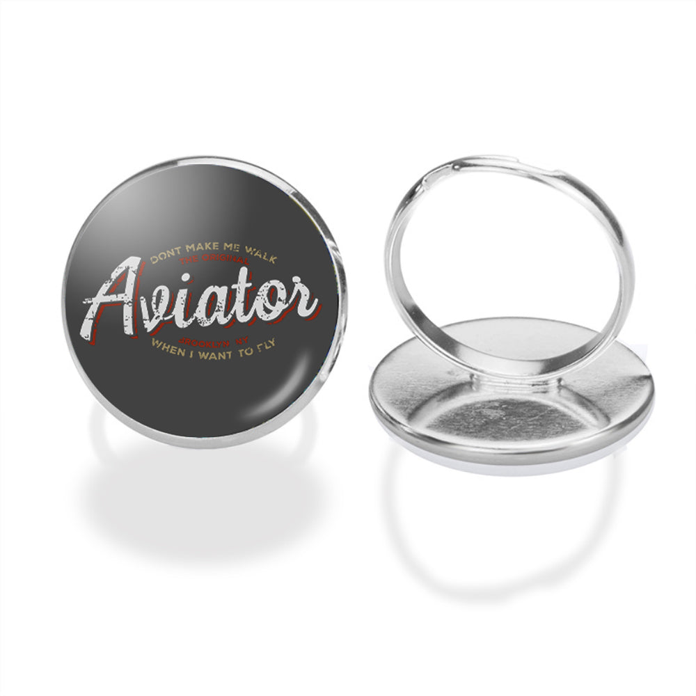 Aviator - Dont Make Me Walk Designed Rings