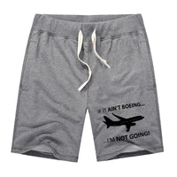 Thumbnail for If It Ain't Boeing I'm Not Going! Designed Cotton Shorts