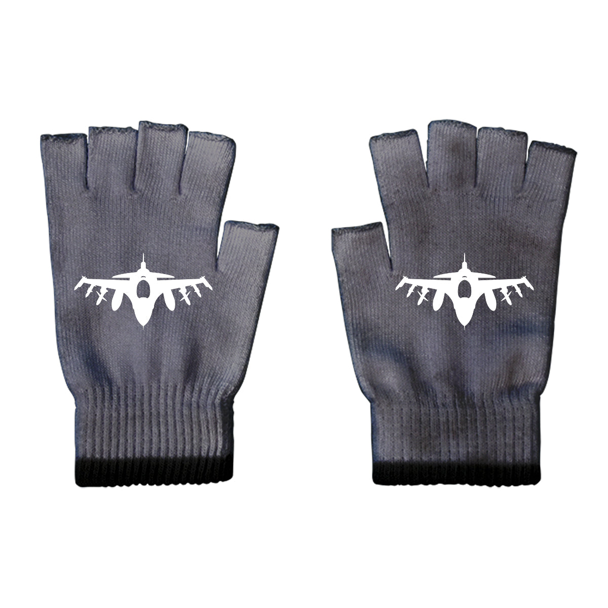 Fighting Falcon F16 Silhouette Designed Cut Gloves