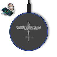 Thumbnail for Propeller Shape Aviation Alphabet Designed Wireless Chargers