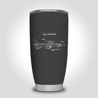 Thumbnail for How Planes Fly Designed Tumbler Travel Mugs
