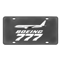 Thumbnail for The Boeing 777 Designed Metal (License) Plates