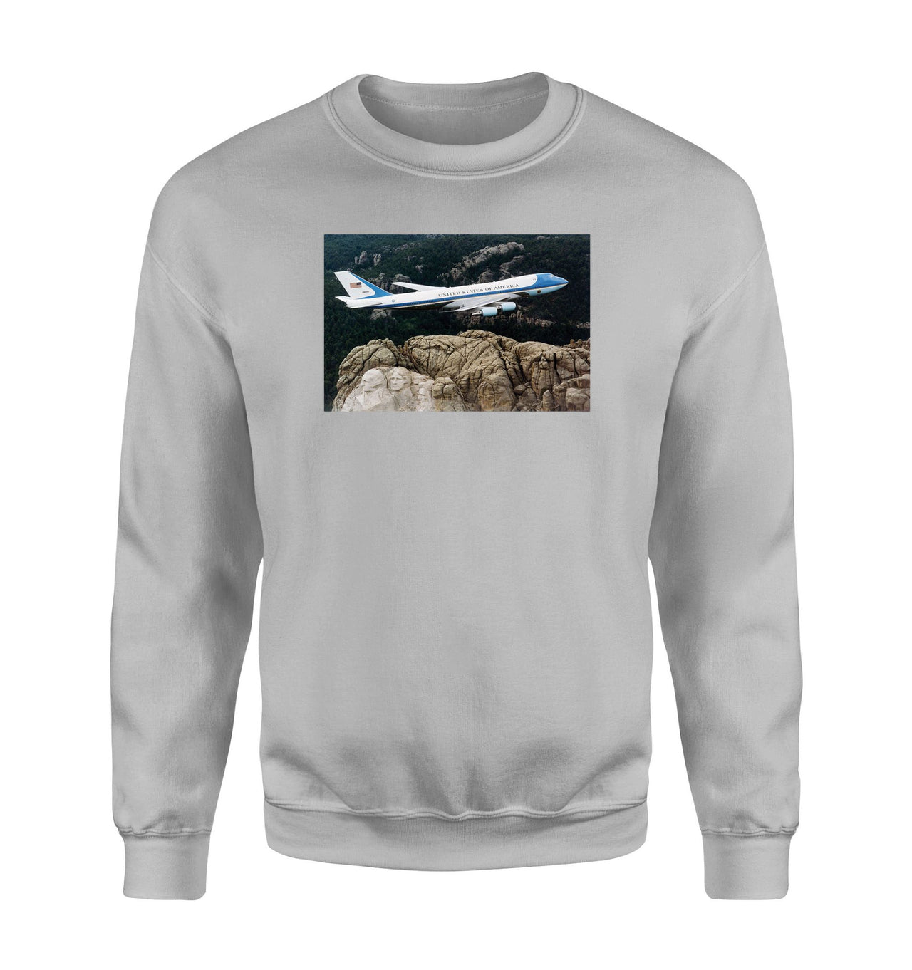Cruising United States Of America Boeing 747 Designed Sweatshirts