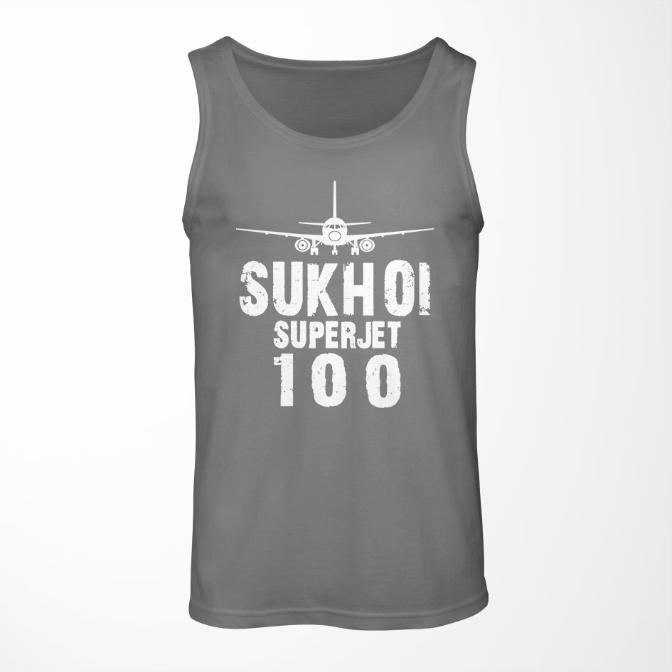 Sukhoi Superjet 100 & Plane Designed Tank Tops