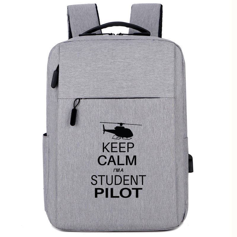Student Pilot (Helicopter) Designed Super Travel Bags