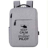 Thumbnail for Student Pilot (Helicopter) Designed Super Travel Bags