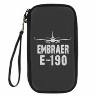 Thumbnail for Embraer E-190 & Plane Designed Travel Cases & Wallets