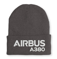 Thumbnail for Airbus A380 & Text Embroidered Beanies