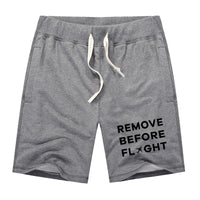 Thumbnail for Remove Before Flight Designed Cotton Shorts