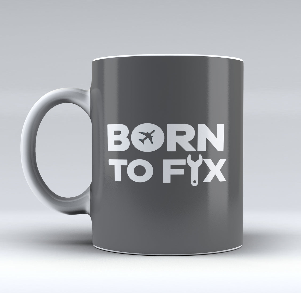 Born To Fix Airplanes Designed Mugs