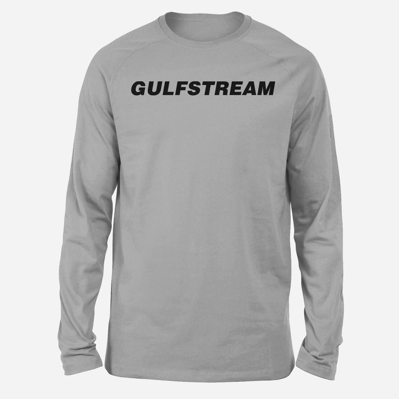 Gulfstream & Text Designed Long-Sleeve T-Shirts