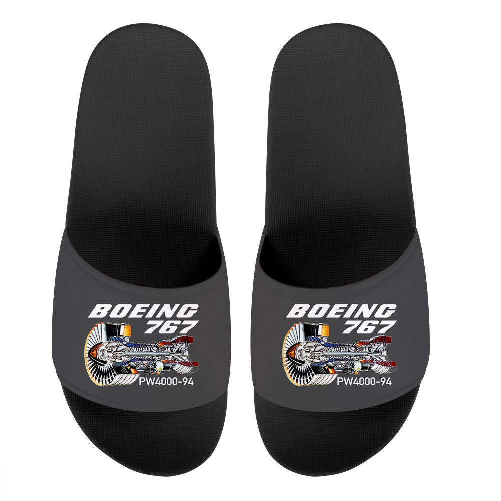 Boeing 767 Engine (PW4000-94) Designed Sport Slippers