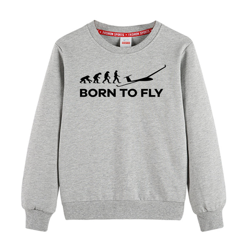 Born To Fly Glider Designed "CHILDREN" Sweatshirts