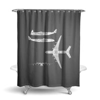 Thumbnail for Antonov AN-225 (14) Designed Shower Curtains
