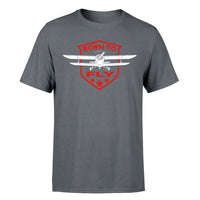 Thumbnail for Born To Fly Designed Designed T-Shirts