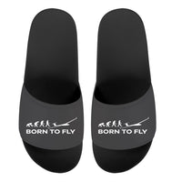 Thumbnail for Born To Fly Glider Designed Sport Slippers
