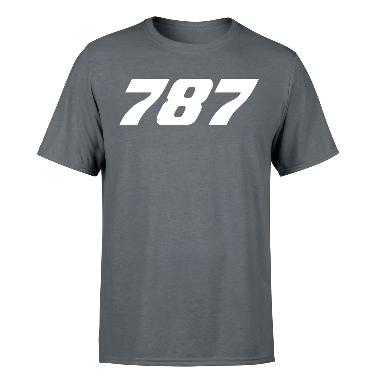 787 Flat Text Designed T-Shirts