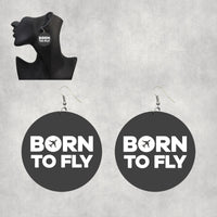 Thumbnail for Born To Fly Special Designed Wooden Drop Earrings