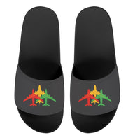 Thumbnail for Colourful 3 Airplanes Designed Sport Slippers