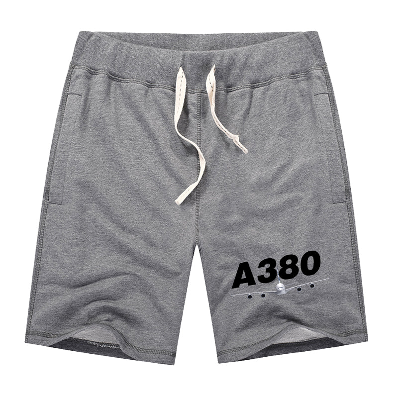 Super Airbus A380 Designed Cotton Shorts