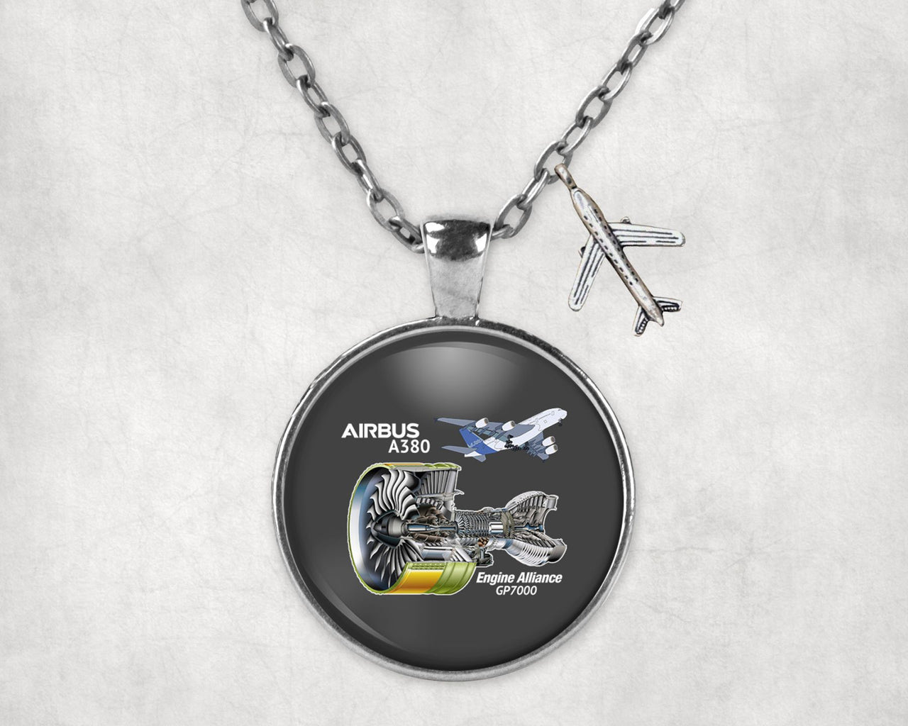 Airbus A380 & GP7000 Engine Designed Necklaces