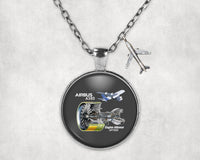 Thumbnail for Airbus A380 & GP7000 Engine Designed Necklaces