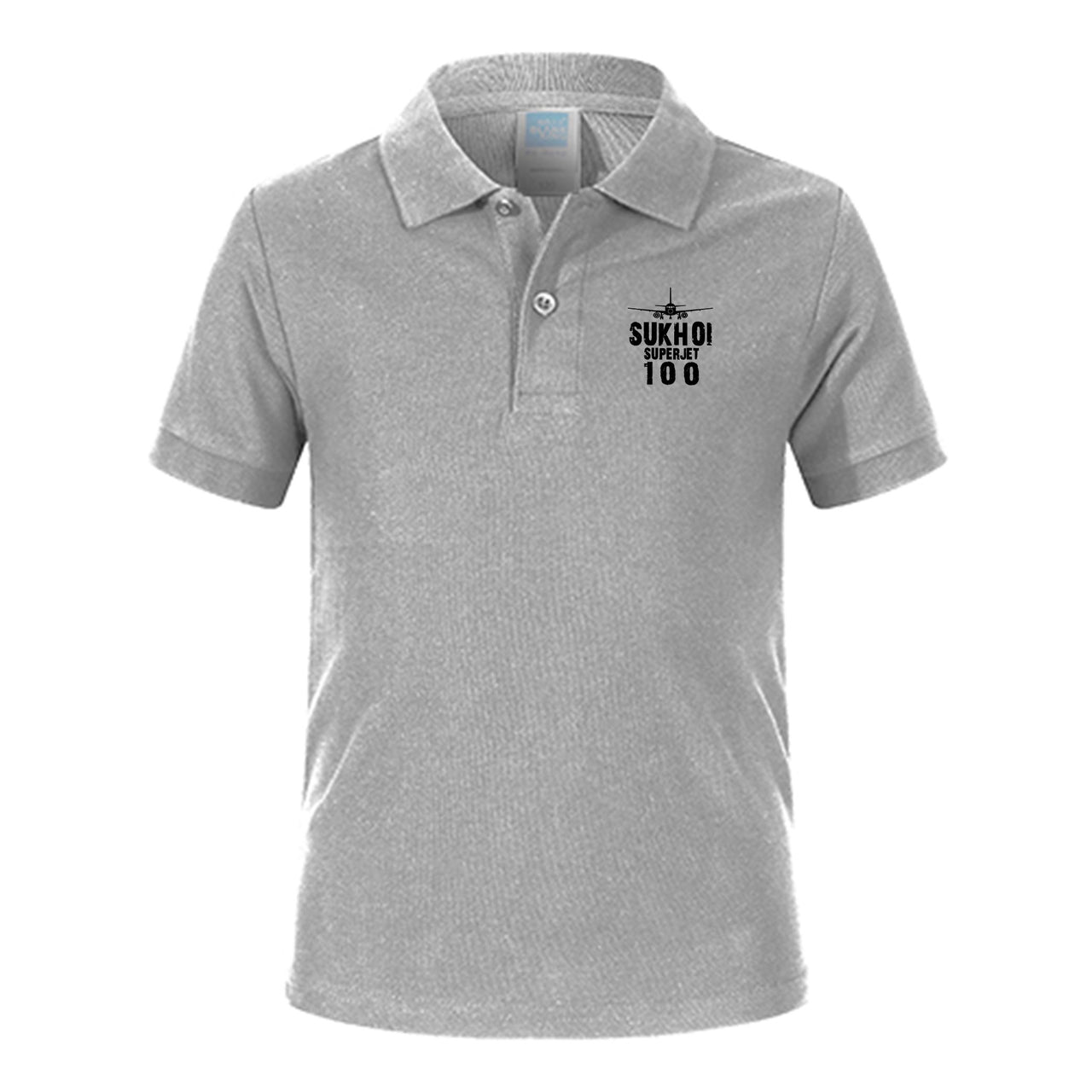 Sukhoi Superjet 100 & Plane Designed Children Polo T-Shirts