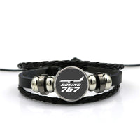 Thumbnail for The Boeing 757 Designed Leather Bracelets