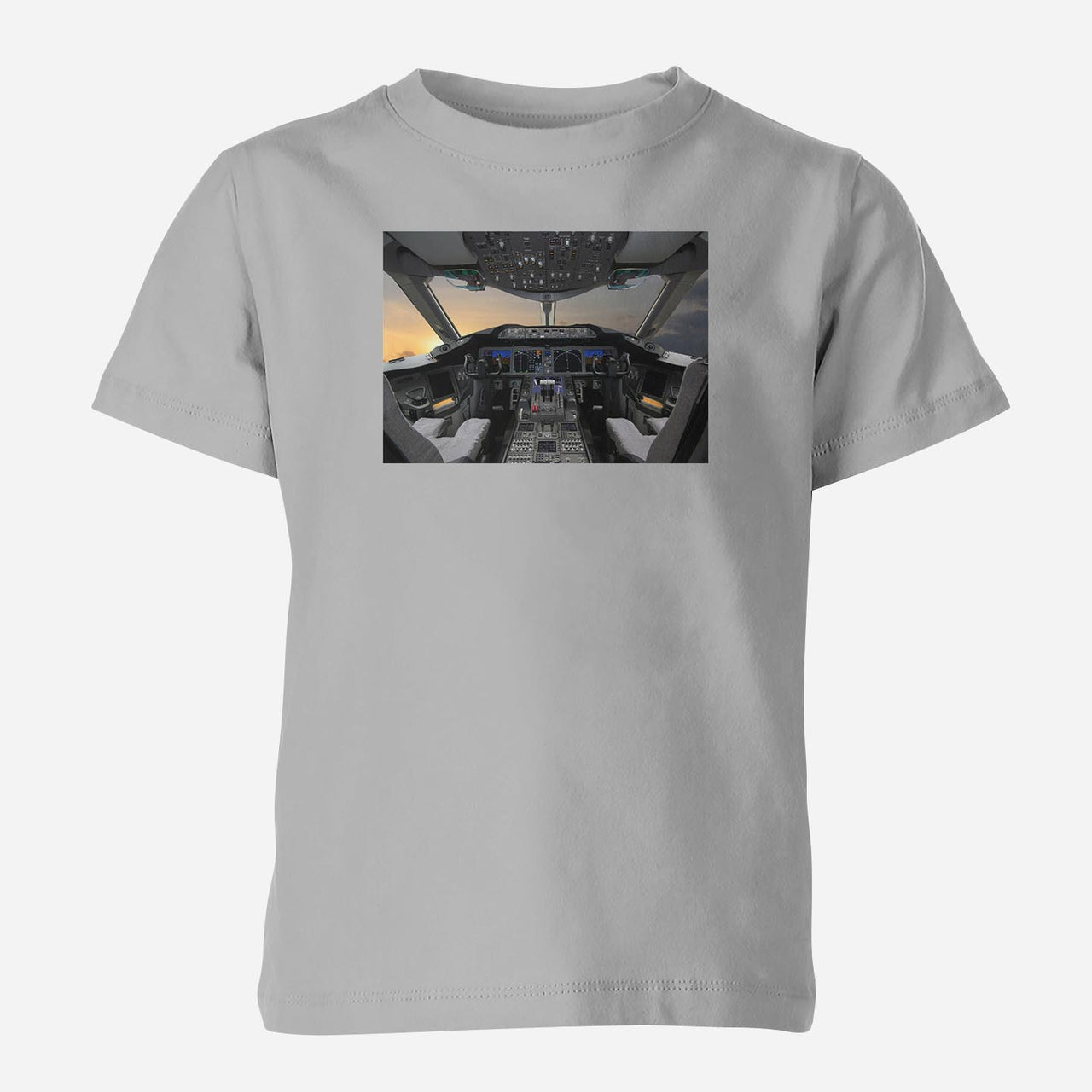 Boeing 787 Cockpit Designed Children T-Shirts