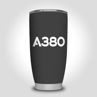 Thumbnail for A380 Flat Text Designed Tumbler Travel Mugs