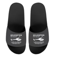 Thumbnail for Helicopter [Noun] Designed Sport Slippers