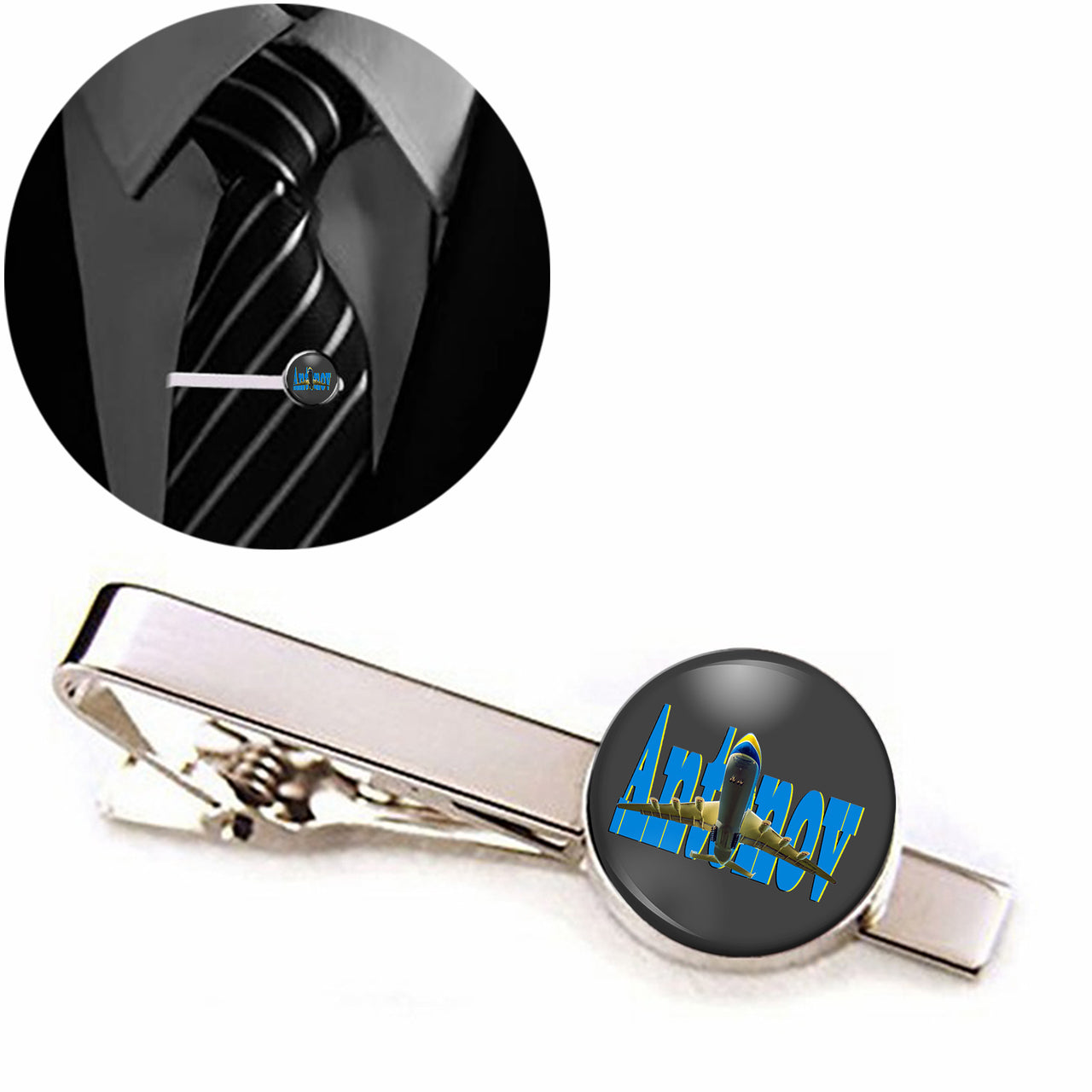 Antonov AN-225 (24) Designed Tie Clips
