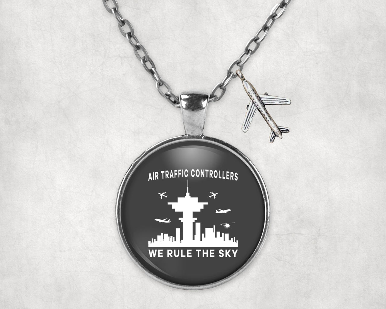 Air Traffic Controllers - We Rule The Sky Designed Necklaces