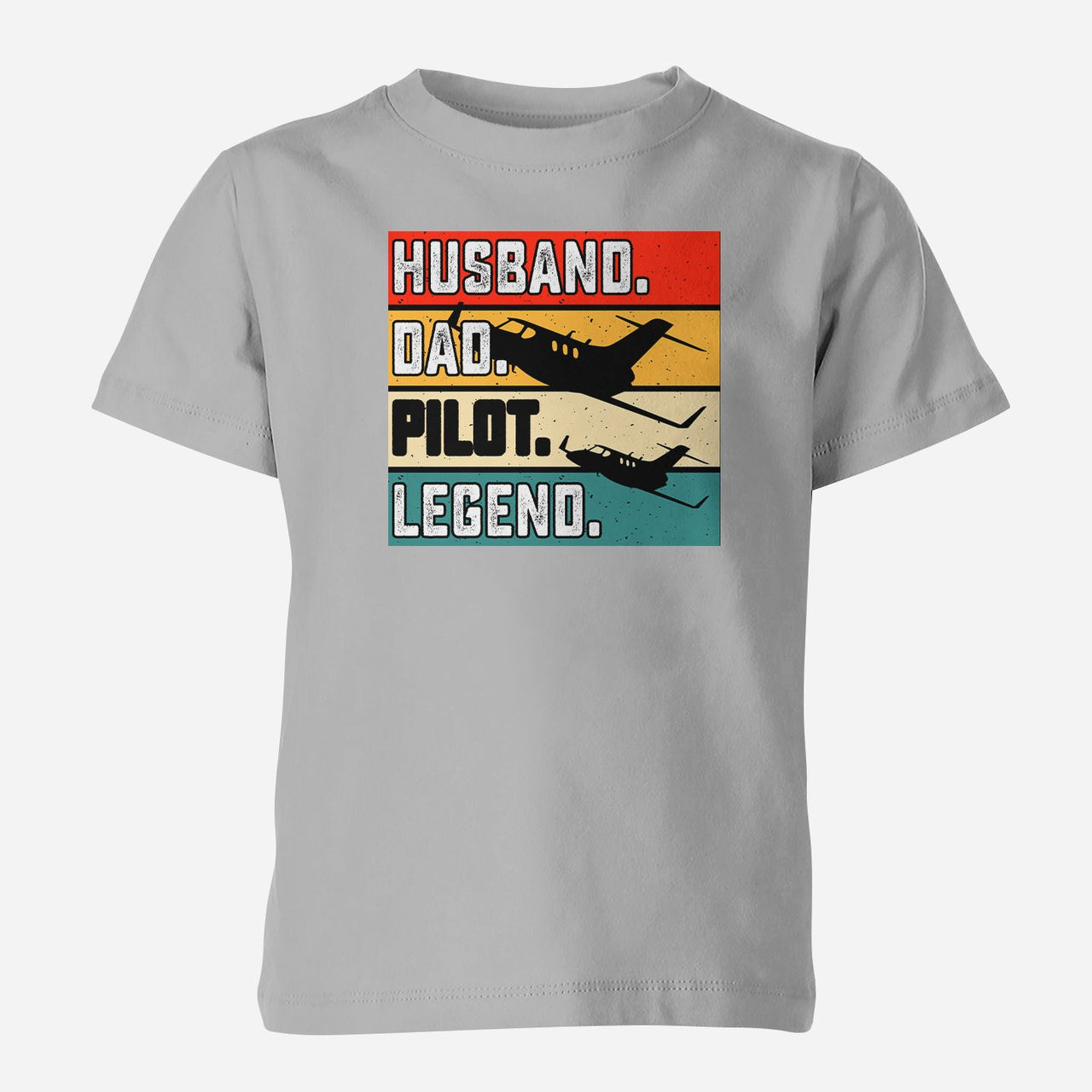 Husband & Dad & Pilot & Legend Designed Children T-Shirts