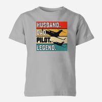 Thumbnail for Husband & Dad & Pilot & Legend Designed Children T-Shirts