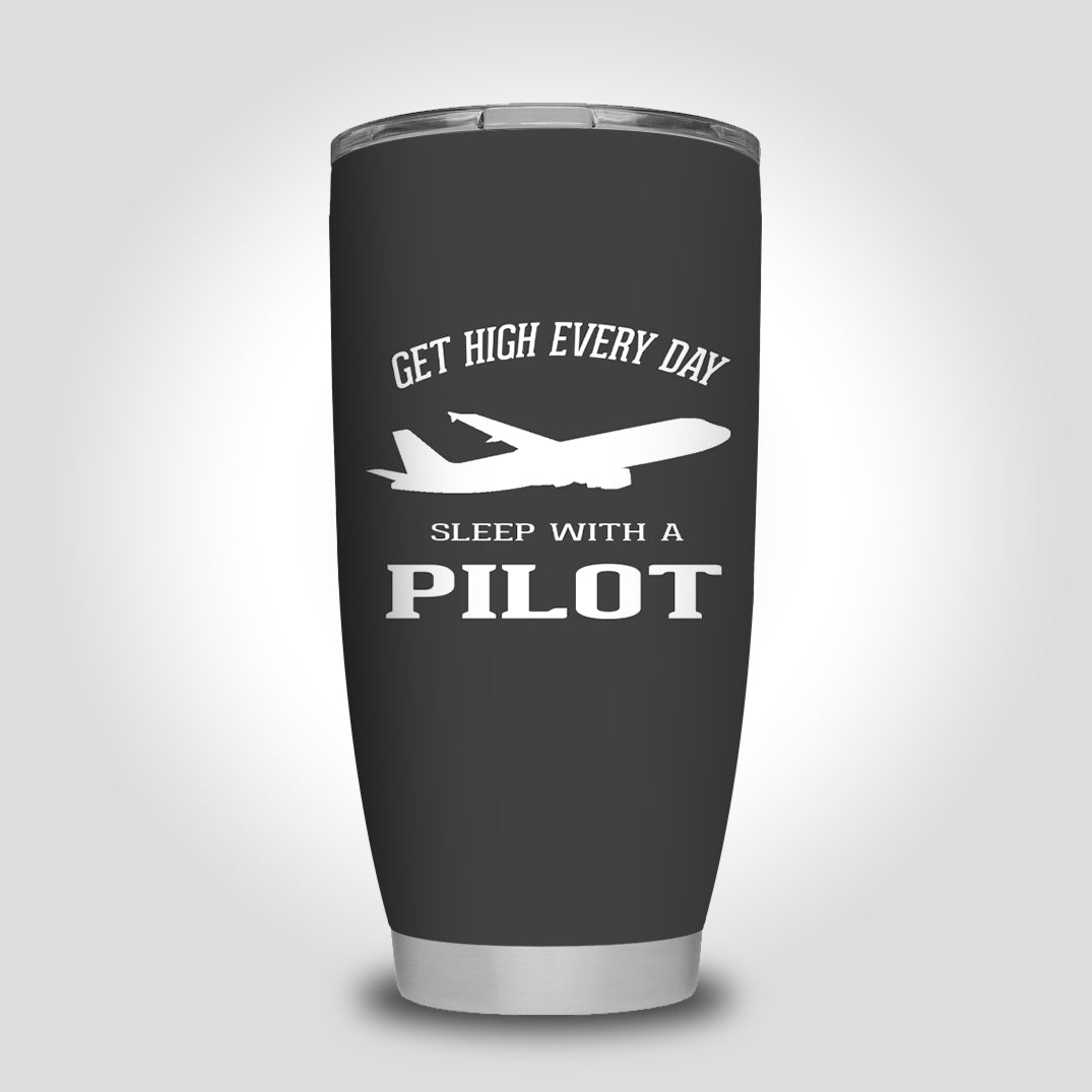 Get High Every Day Sleep With A Pilot Designed Tumbler Travel Mugs