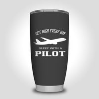 Thumbnail for Get High Every Day Sleep With A Pilot Designed Tumbler Travel Mugs