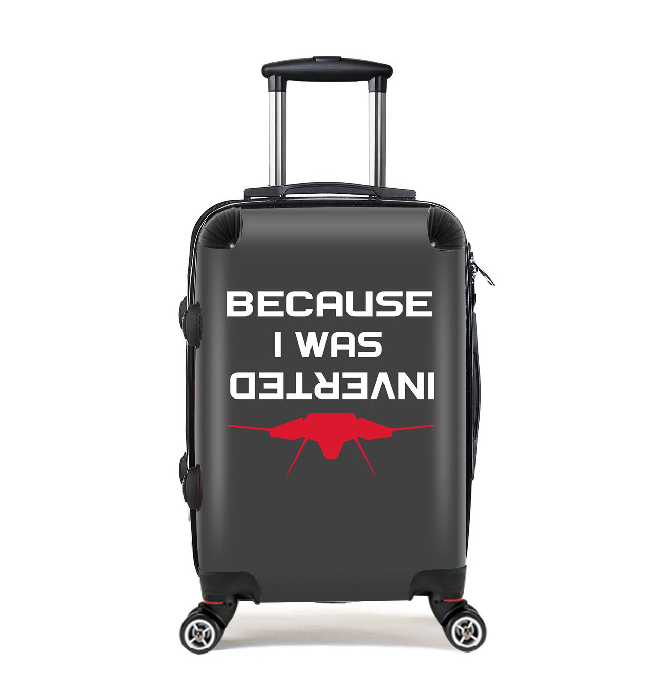 Because I was Inverted Designed Cabin Size Luggages