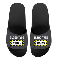 Thumbnail for Blood Type AVGAS Designed Sport Slippers