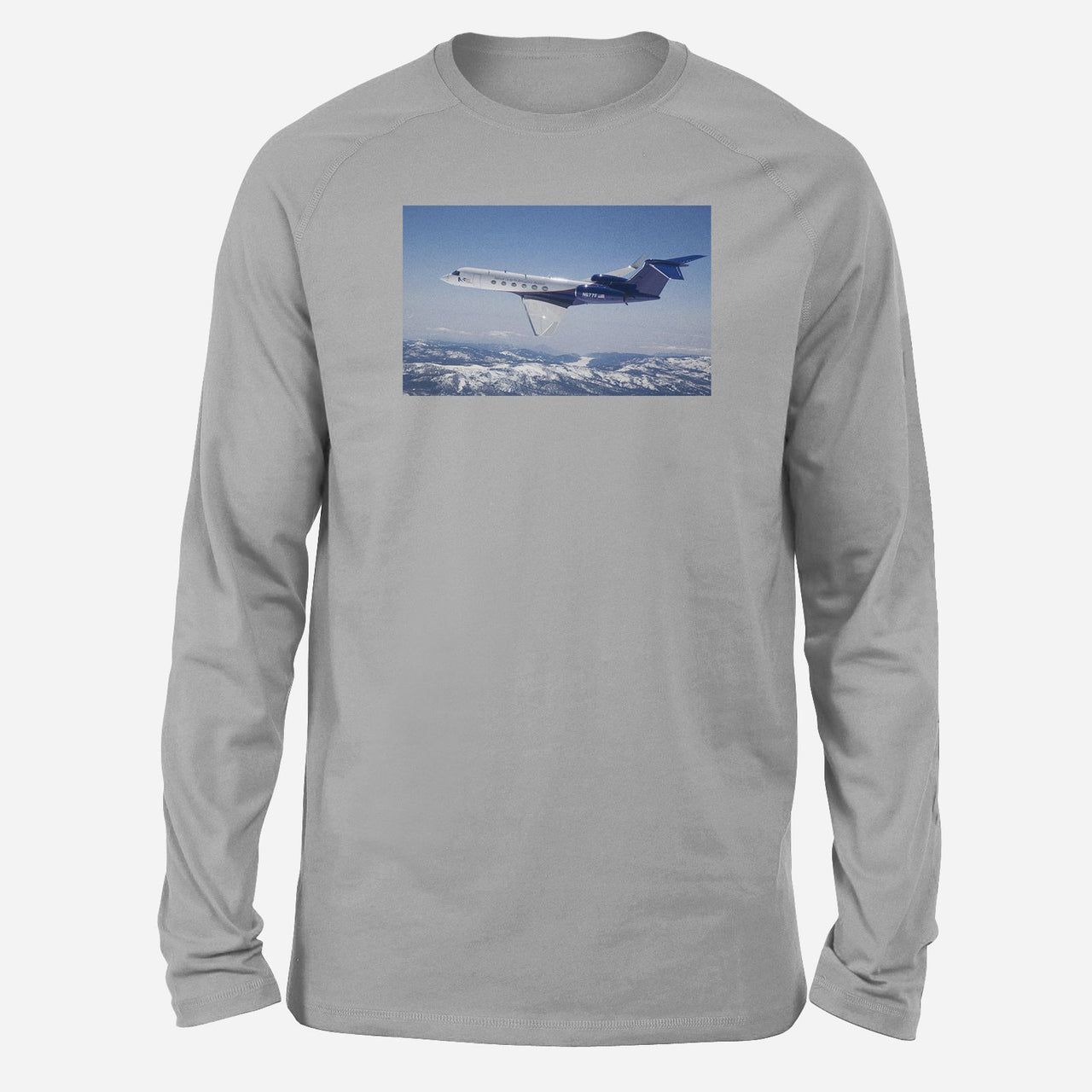 Cruising Gulfstream Jet Designed Long-Sleeve T-Shirts