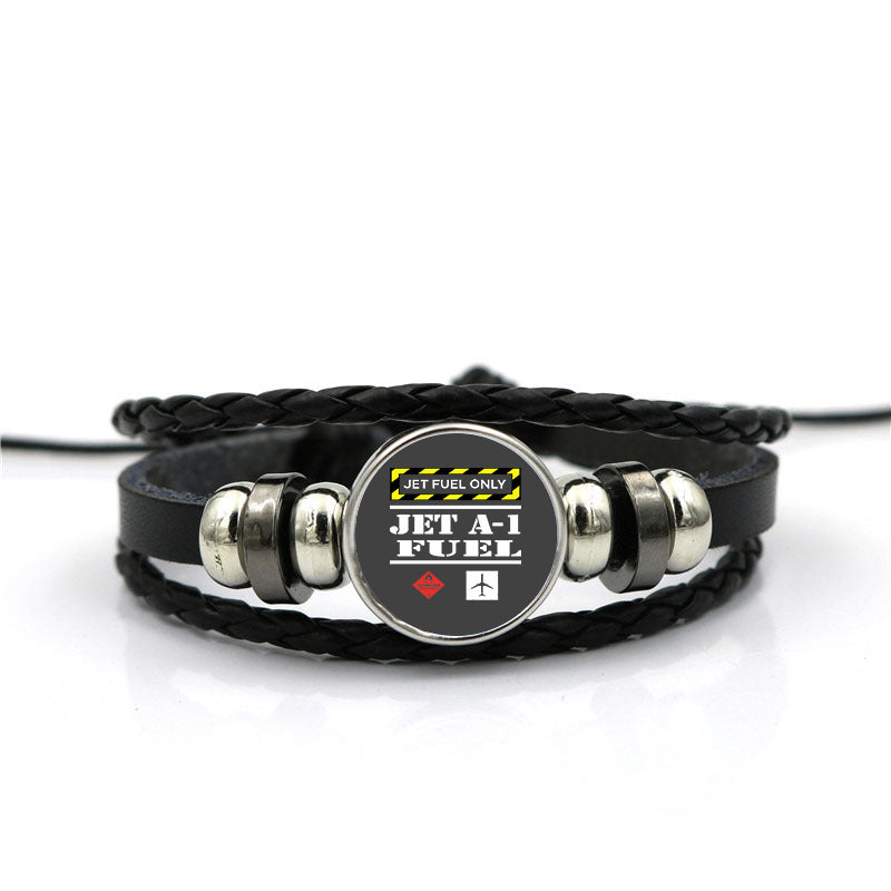 Jet Fuel Only Designed Leather Bracelets