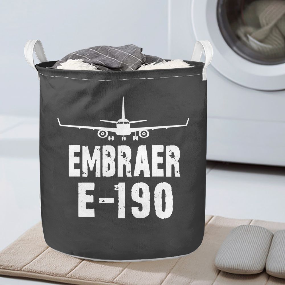 Embraer E-190 & Plane Designed Laundry Baskets